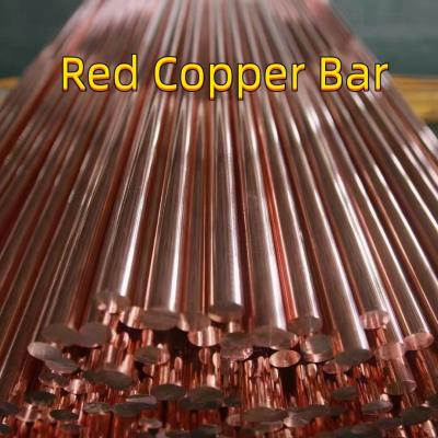 China Barra redonda libre de oxígeno C10100 Cobre rojo 99,9% Od puro 80 mm para industrial en venta