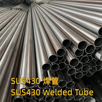 Cina 430 SUS430 1.4506 Tubo saldato in acciaio inossidabile 2D Superficie 32*1.5 Usato per tubi di scarico di automobili in vendita