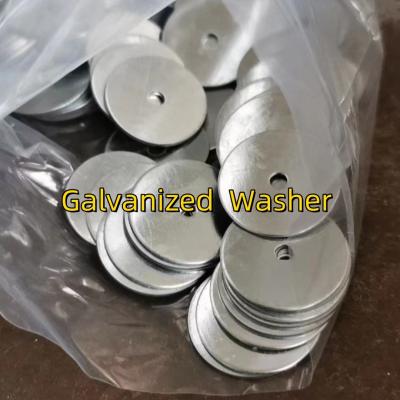 China ASTM A325 gegalvaniseerd stalen wasmachine 25MM*4.3MM*1mm 300g/oppbag Plain Cup Ear Flat Plain Washer Te koop