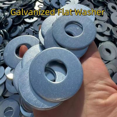 China Lavadora plana de aço inoxidável galvanizado redondo Lavadora simples Lavadora de moagem à venda