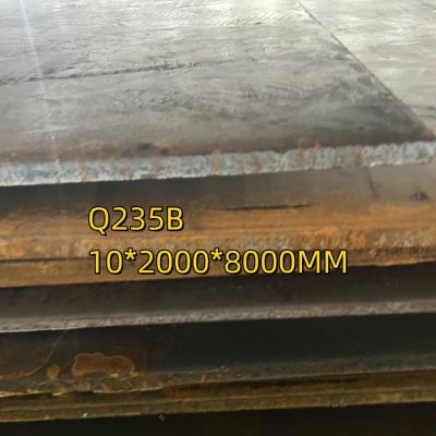 China Plaka de acero al carbono laminada en caliente ASTM A36 Q235B SS400 para la construcción industrial en venta