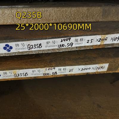 China Grueso Q235 laminado en caliente Q345 JIS ASTM ST37 de la placa de acero de carbono para la estructura en venta