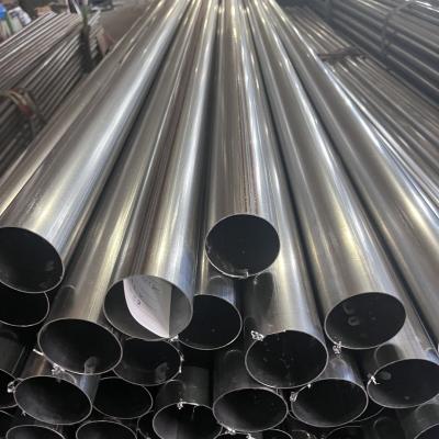 China Aisi 441 Ss ERW Weld Pipe Diameter 45mm Thickness 1.5 mm Annealing Soft Stainless Steel Exhaust Pipe for sale