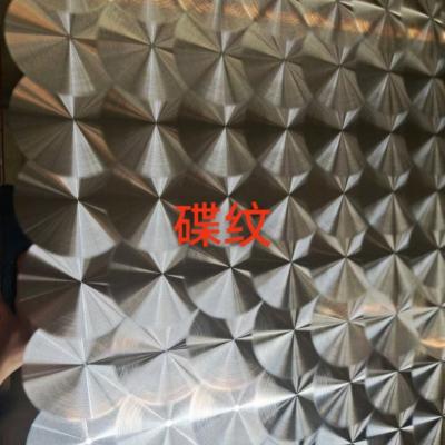 China 304 3D CD Art Laser Mirror Finish Polished SUS304 Stainless Steel Pattern Sheet Like CD Circle Laser Effect for sale