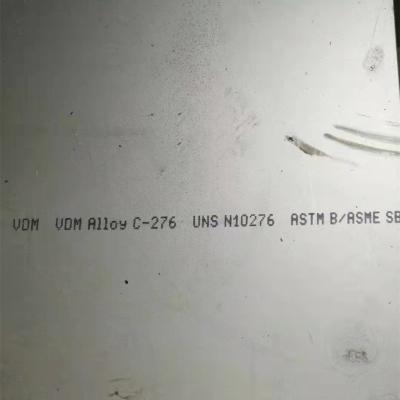 China Legierungs-Platte Platten-Grad Hastelloy C-276 Legierungs-ASTM B575 UNS N10276 zu verkaufen