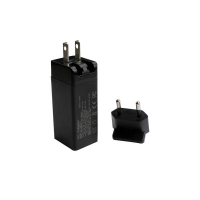 China Multifunctional Hot Selling Black Usb Fast Charging Adapter For Phone Original Us Plug Power Wall Charger for sale