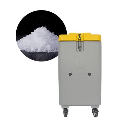 China ICECON Waterproof 60L Cold Storage Dry Ice Storage Box For Pellet And Block for sale