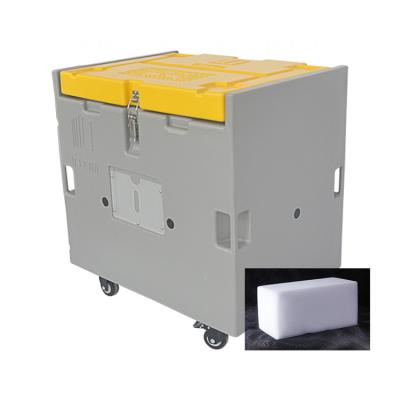 China Waterproof 130L Freezer Food Transport Storage Chest Box Rotomolded Insulated Container for sale