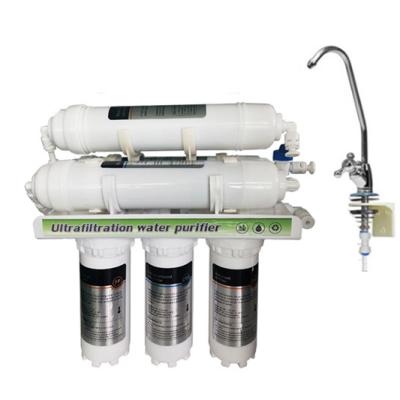 China RV 6 Stage Household Pvdf Membrane UF Purifier Small Alkaline Filtration Ultra Purify 0.01 Micron Water Filter Purifier System for sale