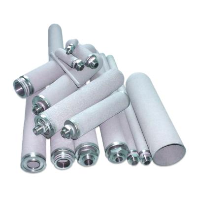 China Building Material Shops Rod Element Water Candle Cartridge Titanium Metal Cintered Sintered Filter 1 Micron Porous Sinter Powder for sale