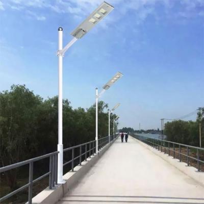 China Garden high lumens waterproof IP65 smd 100w integrated all in one led solar street light for sale