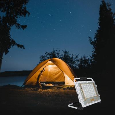 China Portable Warehouse USB Rechargeable Large Capacity Lamp, Portable Camping Lamp, Portable Solar Emergency Flood Light for sale