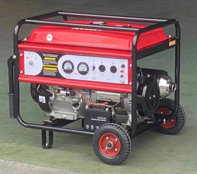 China tragbarer Benzin-Generator-elektrischer Anfang des Ottomotor-6kw für Haus zu verkaufen