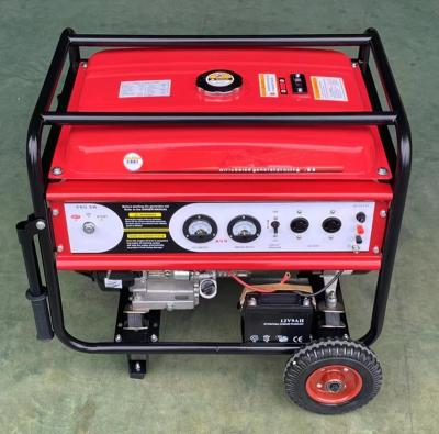 China Air cooled Gasoline Generator 5 Kva Single / Three Phase Electric Start en venta