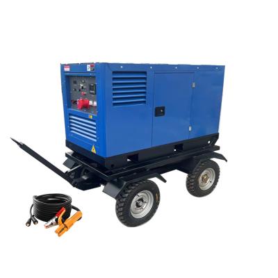 China Miller Big Blue 315A 400a 600A MMA Stick Arc Tig Welding Machine 20kva Diesel Generator Welder for sale