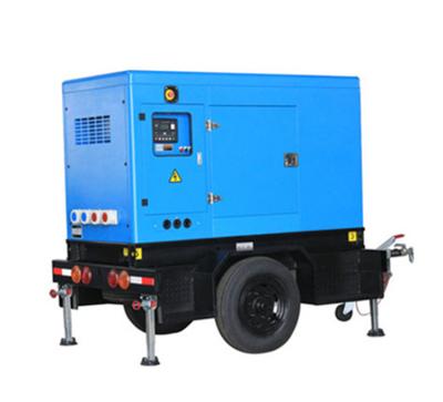 China 110kva 130kva Perkins Diesel Generator Trailer Towable AVR sem escova à venda