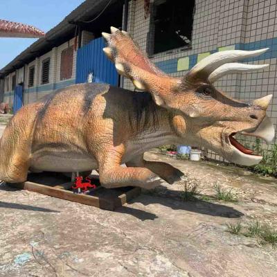 Cina Jurassic World Dinosaur Theme Mostre Modello realistico di triceratopo di dinosauro animatronico in vendita