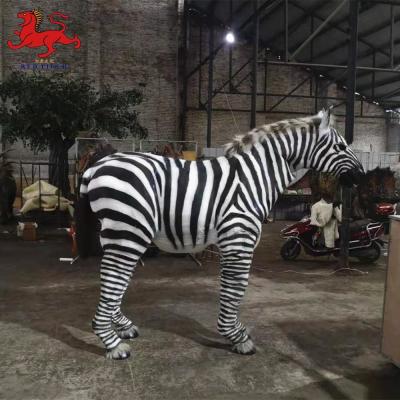 China Manual Control Realistic Animatronic Zebra Customized Available for sale