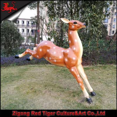 Cina Resina di statue di animali da giardino su misura in vetroresina a prova di sole in vendita