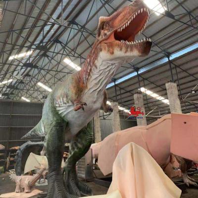 China Dinossauro animatrônico realista de parque temático T Rex com personalização de movimento / som à venda