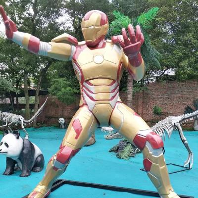 China Wasserdichte kundenspezifische Fiberglas-Produkt-Harz-Marvel-Iron-Man-Statue zu verkaufen