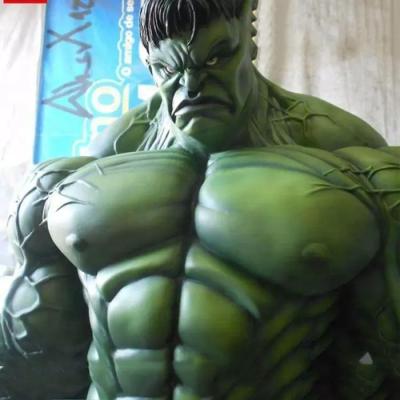 China Street Custom Fiberglass Products Real Resin Marvel-figuurbeelden Te koop