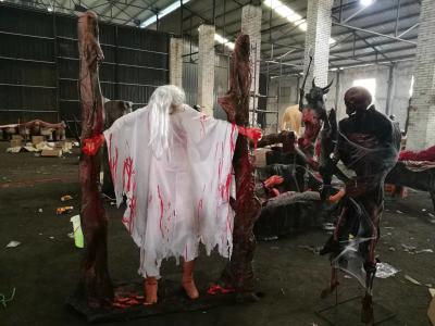 China Vergnügungspark professionelle Spukhaus Requisiten Horror Halloween Dekoration zu verkaufen