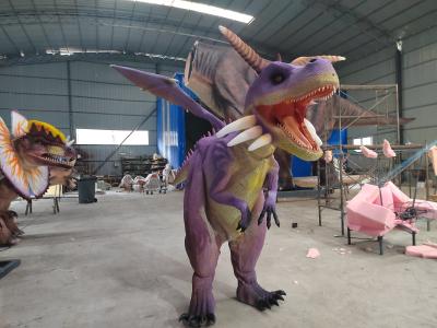 Κίνα Φορούμενο προσομοίωση Animatronic Dragon Costume μοντέλο δεινόσαυρου προς πώληση