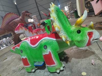 China Animatronic Dino Scooter Amusement Riding Toy For Funfair Te koop