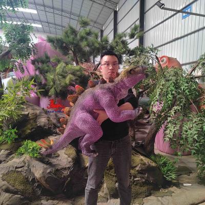 China Amusement Activities Robotic Rubber Realistic Hand Robot Dinosaur Puppet Baby Dino Animatronic for sale