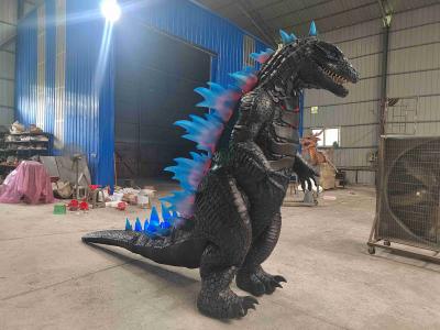 China Adventure Park Carnaval Parade Aantrekkelijke Animatronische Realistische Godzilla kostuum Te koop