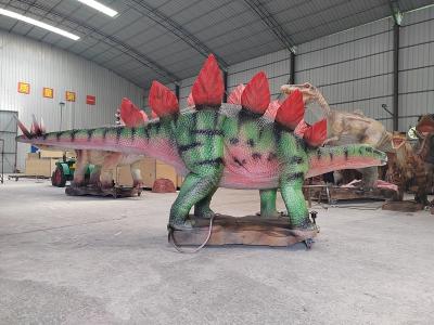 China Jurassic Living Museum Lifesize Dinosaurus Animatronic Stegosaurus Te koop