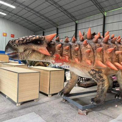 China Geanimeerde Realistische Animatronische Dinosaurus Ankylosaurus Dinosaurussen Te koop