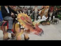 Red tiger Animatronic Simulation Walking Dino