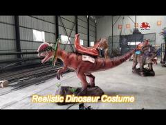 Life Size Realistic Dino Costume , Carnotaurus Dinosaur Costume For Performing