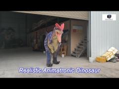 animated realistic animatronic dinosaur  life size ankylosaurus type dinosaurs