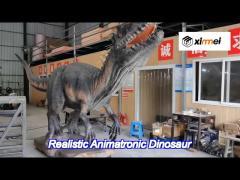 theme park realistic animatronic dinosaur indoraptor 6 meters length