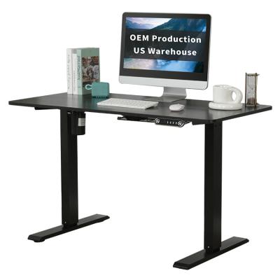 China Height Adjustable Motor Position (Height) Telecommuting Work Computer Station Elevator Office Desk for sale