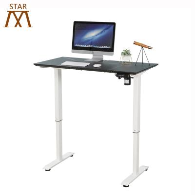 China Mechanical Electric Sit To Stand Desk Legs Adjustable Height (Height) Popular Single Motor Adjustable for sale