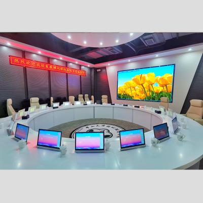 China Custom Paperless Elevator Audio System Monitor Computer System Conference Paperless Video Conferencing System For Noise LCD Elevator for sale