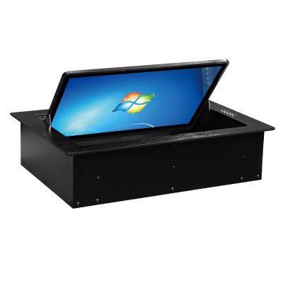 China Conference System Factory Direct Selling Hidden/Stable Ultra-thin Motorized Shake Up Computer LCD Monitor Lift for sale