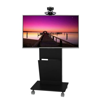 China Home Office / Living Room 2022 Vesa 400x700 TV Stands Cart For 30-65” Screen , Universal Mobile TV Cart Stand With Four Wheels for sale