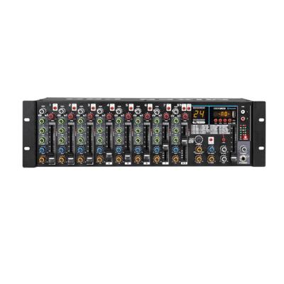 China Most Product Portable Channel Digital Audio Mixer 9 Shape 16 Delay Effects Power Mixer Audio for sale