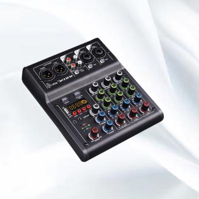 China 2022 Newest Mini DSP audio video audio integrated Metal+plastic mixer manufacturers karaoke mixer effector for sale