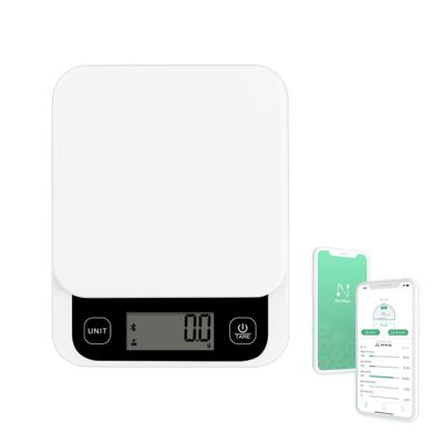 China Smart Kitchen Scale With APP Smart Nutrition Scale Digital Food Scale 5kg Smart Kitchen Scale With APP for sale