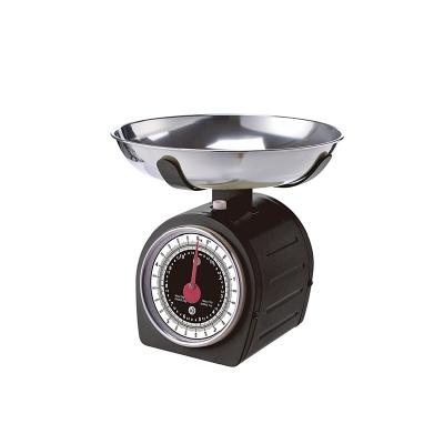 China Kitchen Scales Kitchen Equipment Bowl, Chrome Plated Dial Frame Kitchen Food Scale With Stainless Steel Mini Mechanical Household Scales 5kg for sale