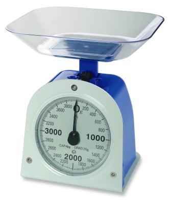 China Weight Measuring Scale 5kg Food Kitchen Scale 25g Graduation Double Unit Mechanical Food Scale for sale