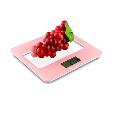 China Kitchen Cocinar Scale 5kg Small Digital Scale Factory Supplier Kuchenwaage Balanza De Food Pattern Measuring Colorful Scale for sale