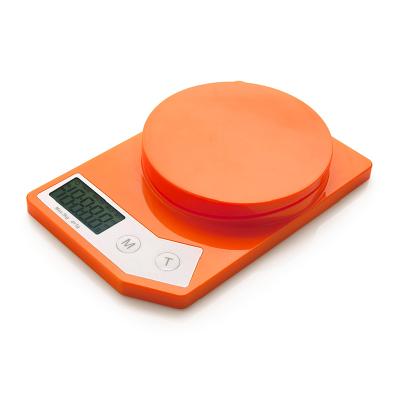 China WITH COVER Kitchen Scale 5kg 0.1kg Colorful Electronic Kitchen Scale Household Cost-Effective Food Digital Kitchen Scale for sale