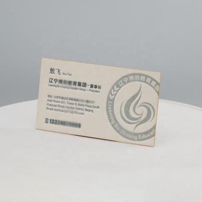 China paper & Cardboard Printing Service Custom Business Card Letterpress Printing Business NameCard Paper Printing for sale